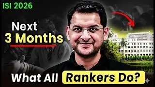 3 Months Strategy to crack ISI 2026 | Detailed Plan | Abhay Sir | VOS