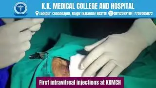 First Intravitreal Injection at KKMCH | Advanced Eye Care Milestone by Dr (Maj) Aditya Bhardwaj