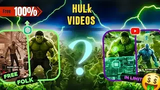 How to create  Hulk AI Videos only 3 Steps 😱 | FREE Videos + UNLIMITED Power