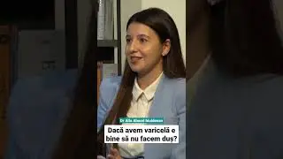 Dr Alla Aboud Moldovan - Dacă avem varicela e bine sa nu facem duș? #mit #varicela