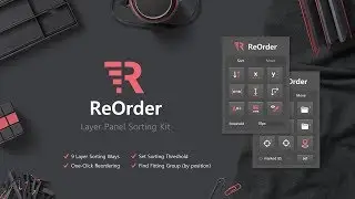 ReOrder - Layer Panel Sorting Kit (Photoshop CC 2015+)