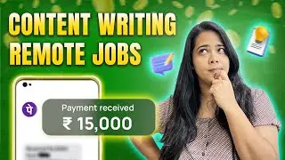 Is it possible to earn 15000Rs/month with content writing work from home jobs?