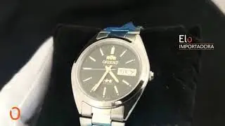Rel&oacute;gio Orient Masculino Autom&aacute;tico 469WA3F A&ccedil;o P D F Marrom