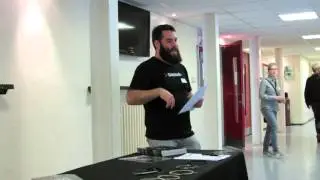 Andrew Needham of D'Addario UK @ Basschat's South East Bash 2015