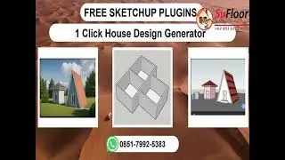 FREE, WA 0851-7992-5383 SKETCHUP PLUGINS 1 Click House Design Generator Canterbury