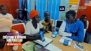 Formation infographie mobile pour &eacute;tudiants :  cr&eacute;ation visuelle d'affichage sur son t&eacute;l&eacute;phone