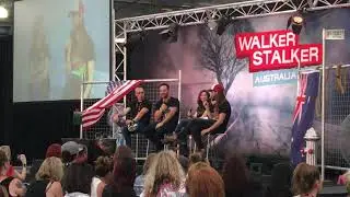 Walker Stalker Australia with Thomas Payne and Katelyn May Nacon