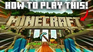 Как играть в старый обучающий мир Minecraft!