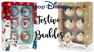 Disney Christmas Baubles 🎄@Disneystore!