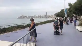 Benidorm curfew likely to be implemented muggy poniente live walk Facebook