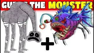 Guess the MONSTER by EMOJI & VOICE in Zoochosis Horror Game | Giraffe + Lantern Fish 🦒🐟
