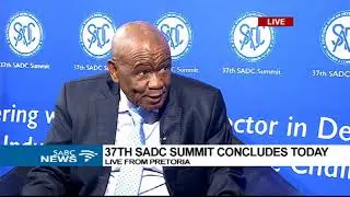 Lesotho PM Tom Thabane at the 37th SADC Summit