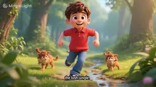 Raised by wolves, a boy named Mowgli finds harmony in the jungle with his friends Baloo and Bagheera