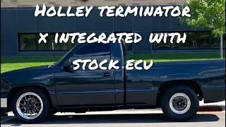 Holley terminator X integrated with stock ECU on Silverado 03-07
