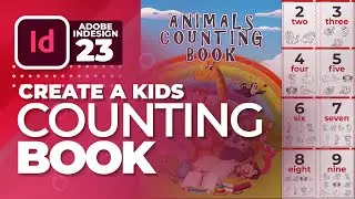 Create a Captivating Kids Counting Book in InDesign | #23 | Urdu / Hindi