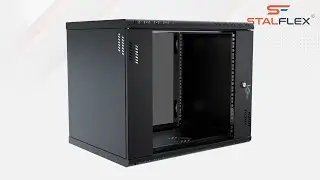 [SK] Sieťov&aacute; skriňa RACK Professional 19&ldquo; 9U 450 sklo čierna
