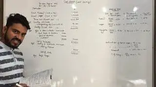 Cost Sheet Practical Question Part 2