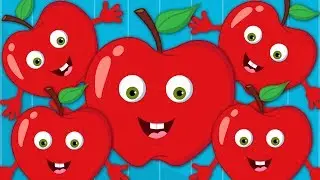 Fun and Educational: Counting Five Red Apples with Kids