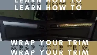 DO THIS CHEAP MOD TO YOUR CAR TODAY! EASY!! (Black and Gold wrap)