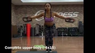 Upper body workout with KaylaG