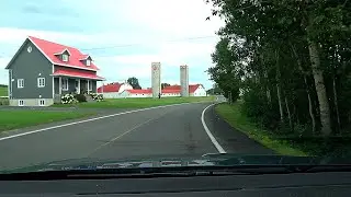 V124 Driving thru Amqui QC Canada Aug 2022