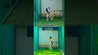 Head fall in batting #cricket #cricketpractice #crickettraining #cricketbattingpractice #ytshorts