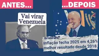 PAULO GUEDES ERROU FEIO: INFLAÇÃO TERMINOU 2025 ABAIXO DA META E FOI A 5ª MENOR DO REAL | Cortes 247