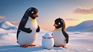 love is in the air #penguin family ❤️