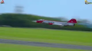 Airworld Lockheed F-104 Starfighter Fast Low Flyby JetPower - Saturday