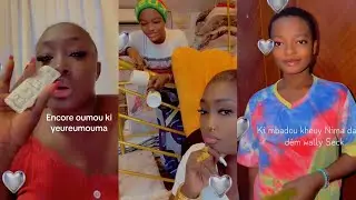 Mame bassine thiam et son aide ménagère Oumou en toute complicité, admirez cette belle personne 