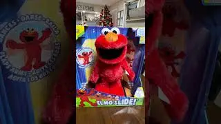 🌈🧡Elmo Slide! 🛝#shorts #cute #toys #trending #satisfying #funny #viral #elmo