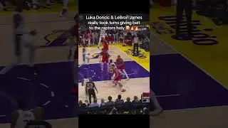 How is LeBron still playing like this at 41  #nbabasketball #lebronjames #lukadoncic #hoopplanet