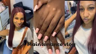 Maintenance vlog : Hair, nails💕
