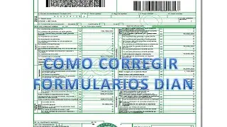 CORRECION FORMULARIO DIAN