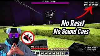 I learned how to SPEEDRUN Minecraft in UNDER 1 hour&hellip; but I have NO sound queues 