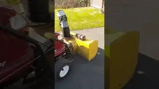 Craftsman Ride On with snow blower /Electric winch