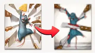 I Turn Ratatouille into Horror Movie Poster