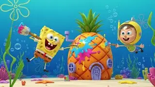 SpongeBob Painted His Pineapple House 🍍🎨 | Kids Songs & Nursery Rhymes