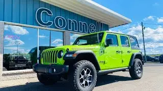 Jeep Wrangler Rubicon in the Limited Edition Colour Gecko Green!