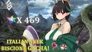 Fate/Grand Order JP - BISCIONE GACHA! A Dragon/Snake from Italy dropped in FGO, so here I am!