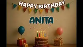 Happy Birthday ANITA Song 🎉 | Custom Name Birthday Track by XBirthdays for all ages