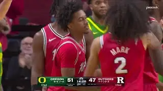 Tariq Francis 3-POINT PLAY vs. Oregon | Rutgers Basketball