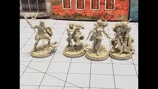 Kingdom Death: 10th Anniversary Survivors unboxed and built!