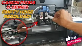 Canon Pixma G-Series Printer  Empty Ink Tube Solution.