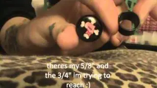 Ear Stretching With Tape