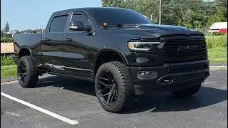 Большие диски для моего Ram 1500 2020 года, 22x12 Fuel Flux на 35-дюймовых шинах + комплект для л...