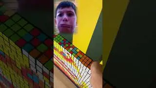 Mozaik Art from 400pcs rubik cube