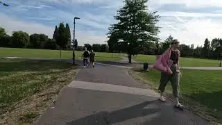 Cycle 1296 250823 0857 Thames Path- Cycle Route Beside River Thames 