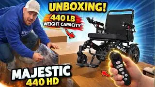 Unboxing the ComfyGo MAJESTIC 440 HD Plus ⚡ 440-LB Capacity, Foldable & Remote-Controlled!