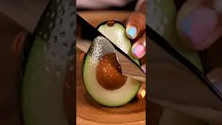 Satisfying Video | Glass Avocado Fruit Cutting | Calm your Mind | ASMR Video #satisfying #asmr #ai